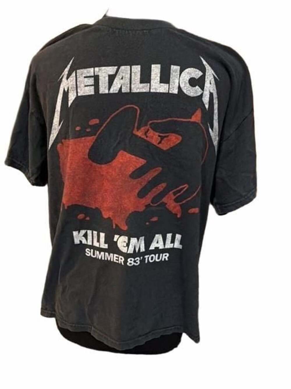 Metallica Kill 'Em All Summer 83 Tour T-Shirt Black